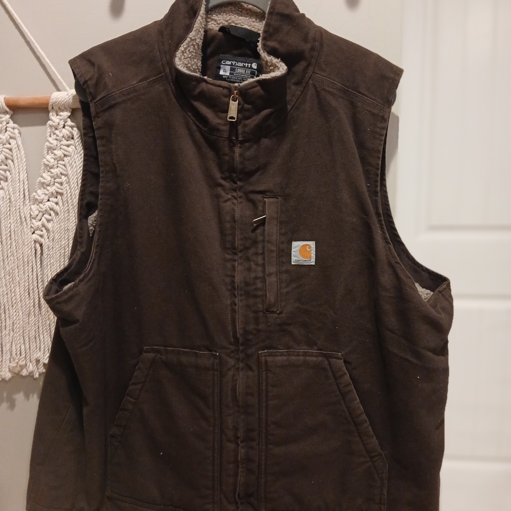 Carhartt Dark Brown Work Vest